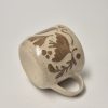 Ceramic sgraffito mug