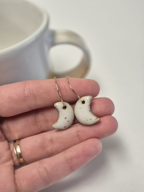 Moon shaped earrings