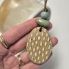 Ceramic bohemian pendant