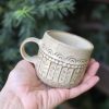 Rustic coffee cup
